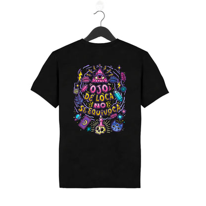 Camiseta Negra – Ojo de loca
