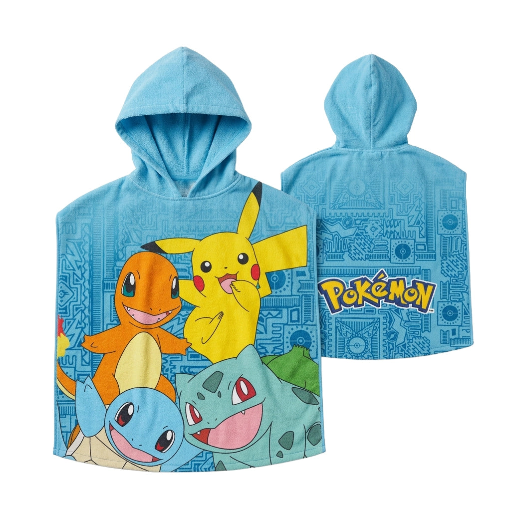 Poncho toalla Pokemon microfibra