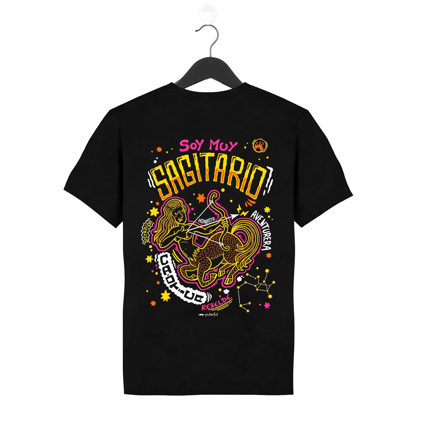 Camiseta PTFL Negra – ZODIACO Sagitario