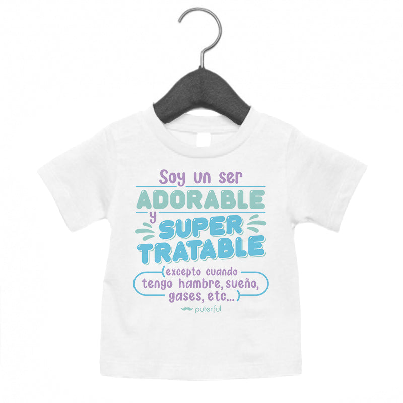 Camiseta infantil - Ser adorable