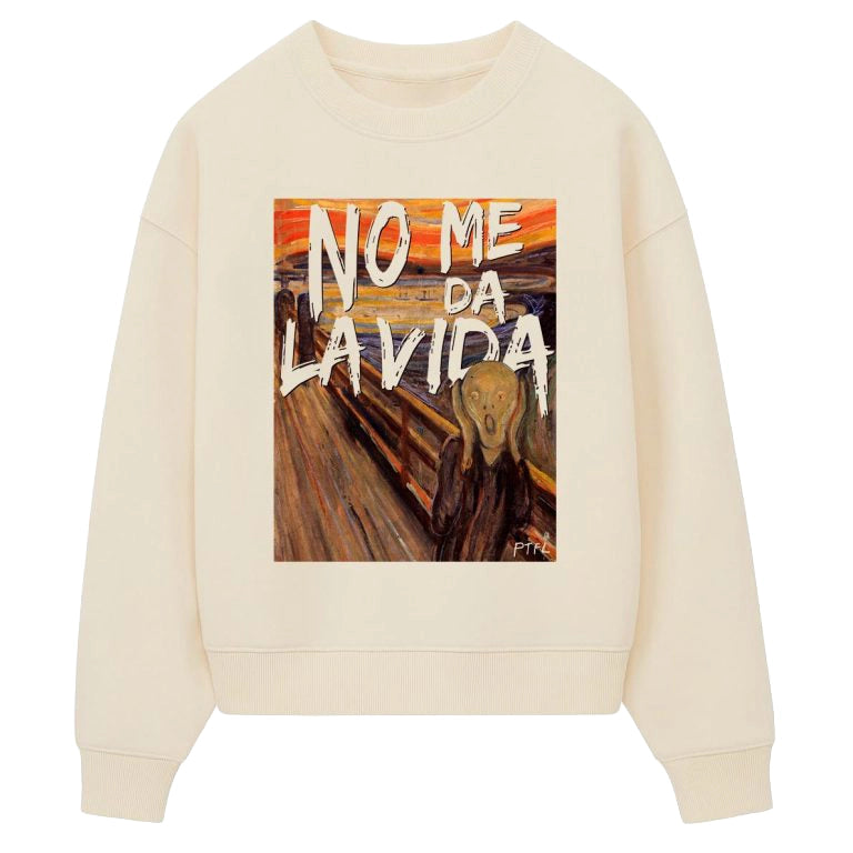 Sudadera Crema - ART No me da la vida