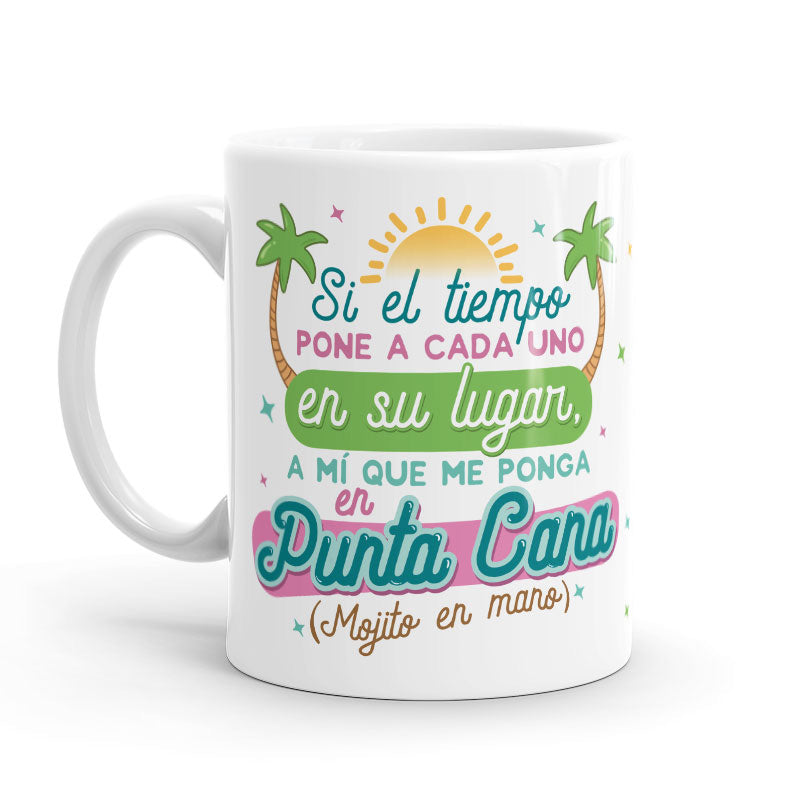Taza – Si el tiempo pone a cada uno en su lugar