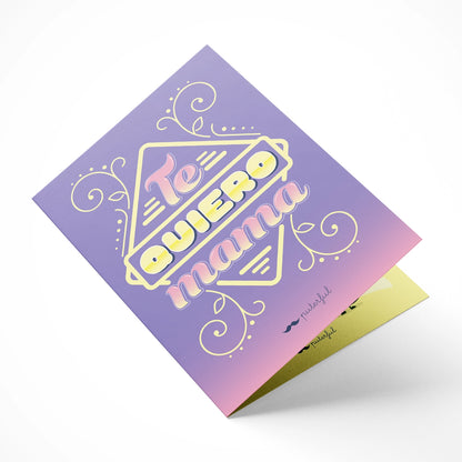 Tarjeta - Te quiero mamá, necesito ropa nueva