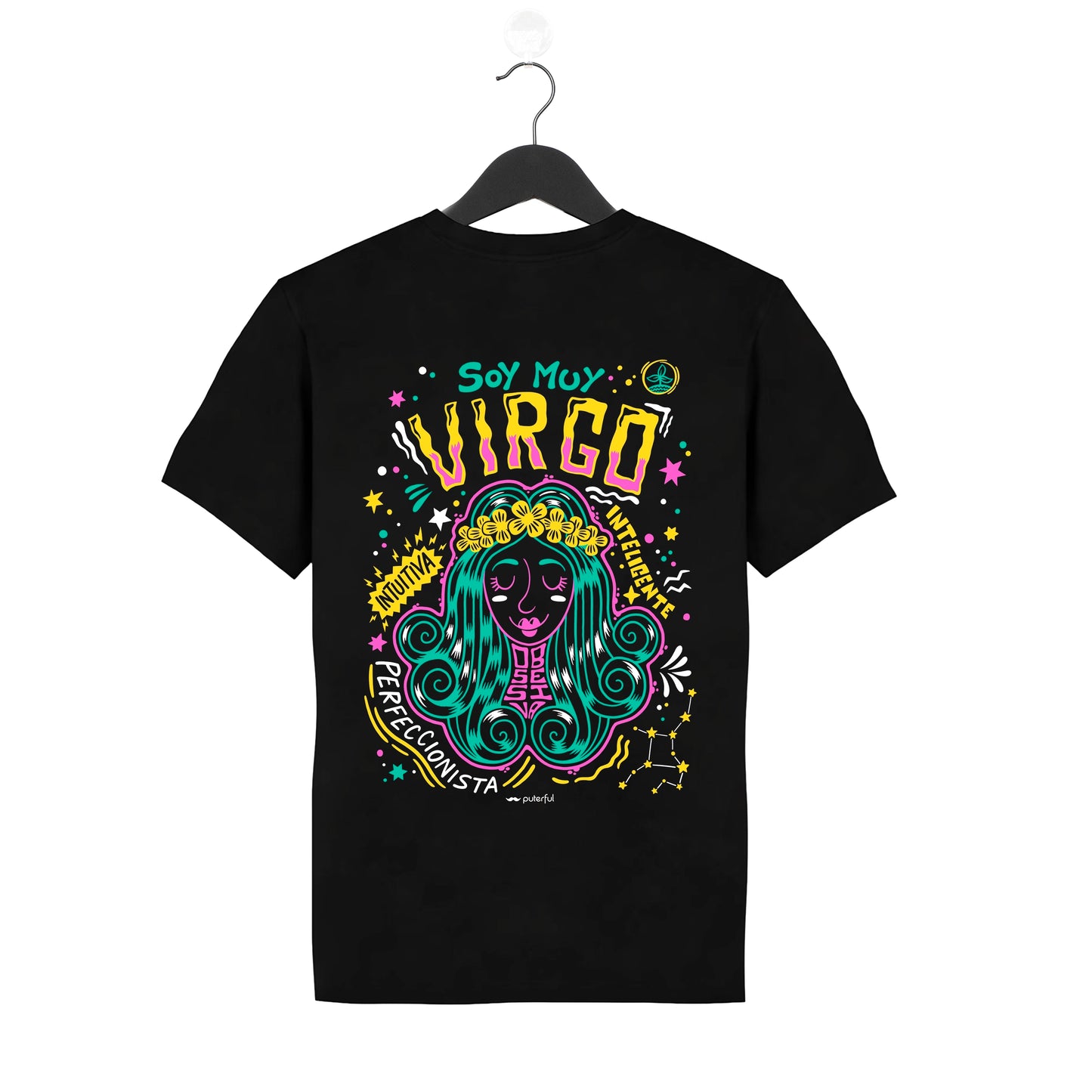 Camiseta PTFL Negra – ZODIACO Virgo